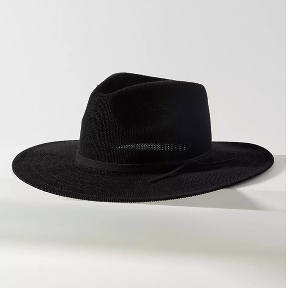 Anthropologie Accessories - 🆕 Anthropologie Knot-Trimmed Rancher Hat in Black | Brand New